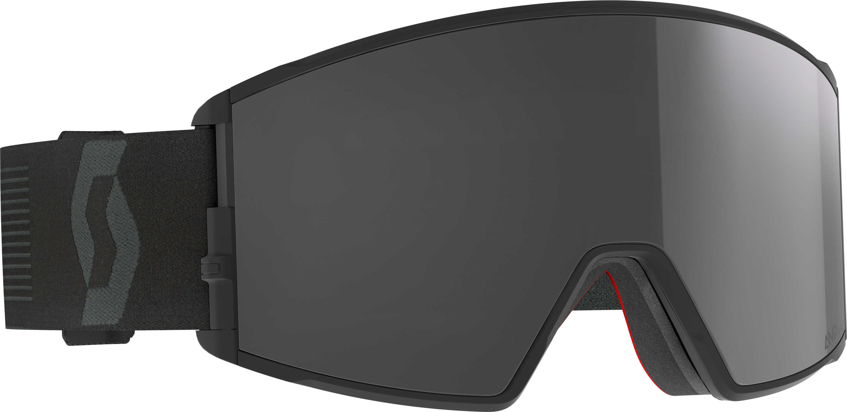 Scott Goggle React Mineral Black Laskettelulasit Solar Black Chrome