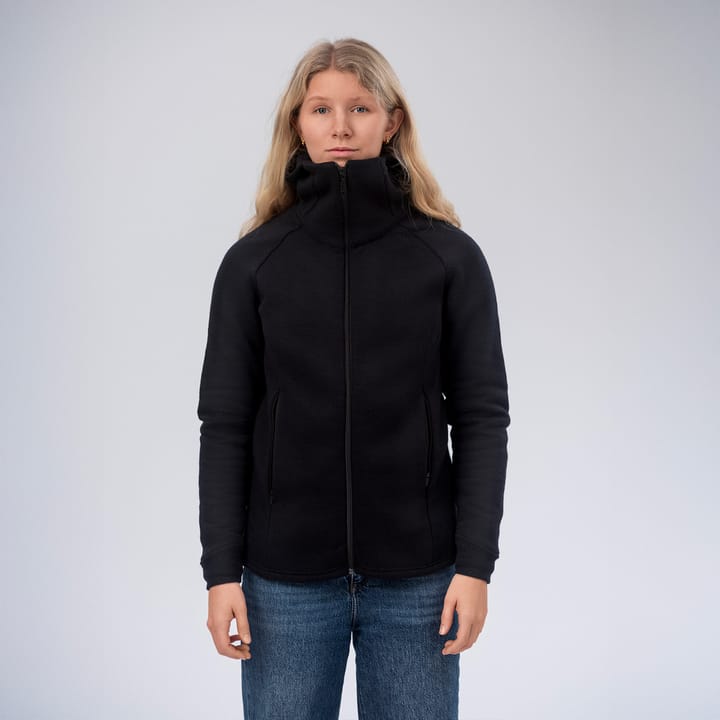 Janus Airwool Merino 280 Hood Jkt W Black Janus