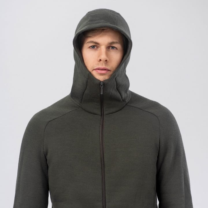 Janus AirWool Merino 280 Hood Jkt M Forest Night Janus