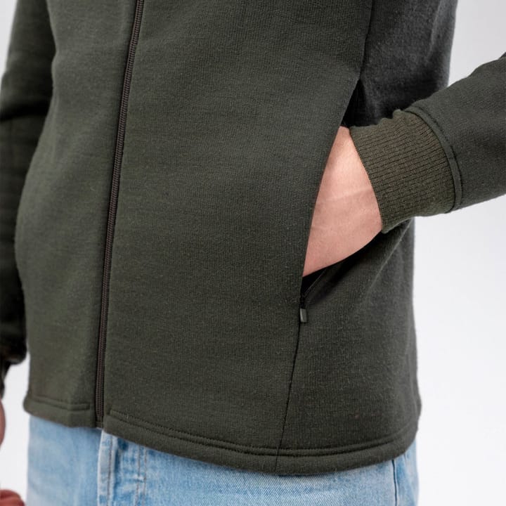 Janus AirWool Merino 280 Hood Jkt M Forest Night Janus