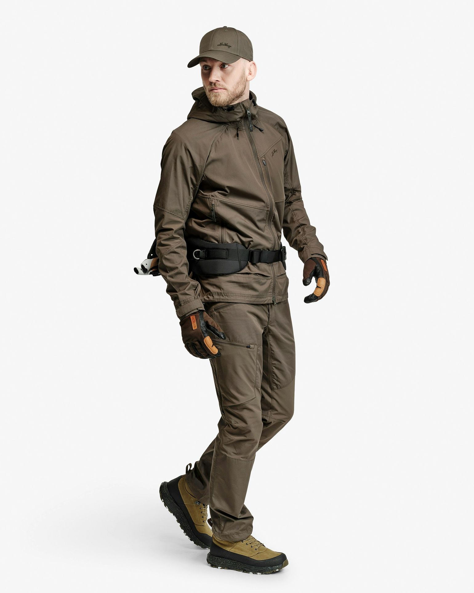 Lundhags Men's Tived Stretch Hybrid Jacket Forest Green