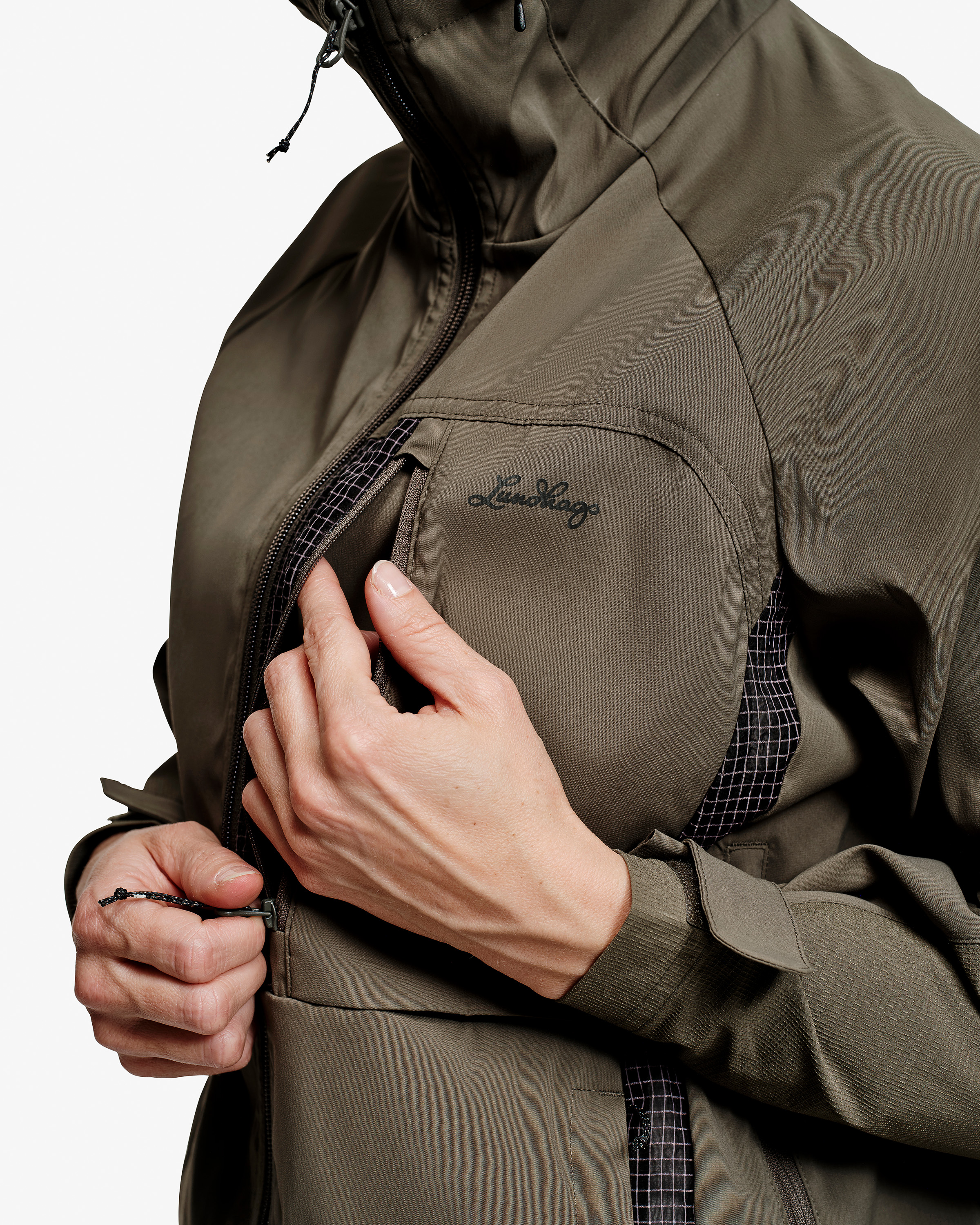 Lundhags Women's Padje Light Vent Jacket Charcoal