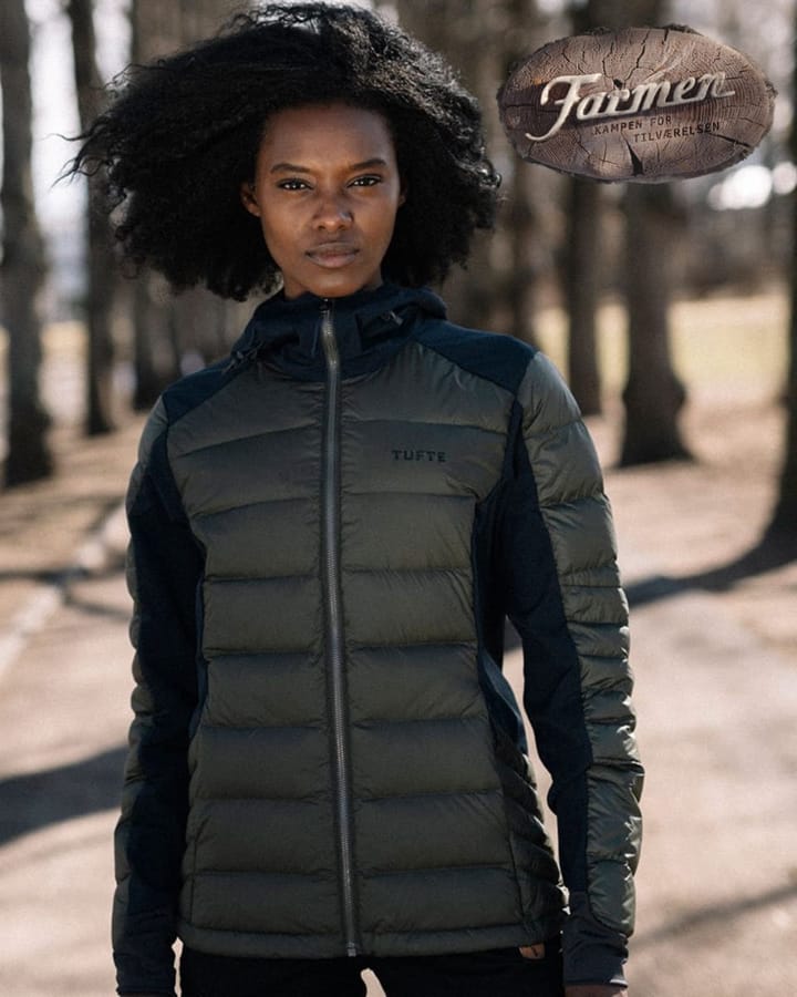 Tufte Wear Gaupe W Down Jacket Forest Night Tufte Wear