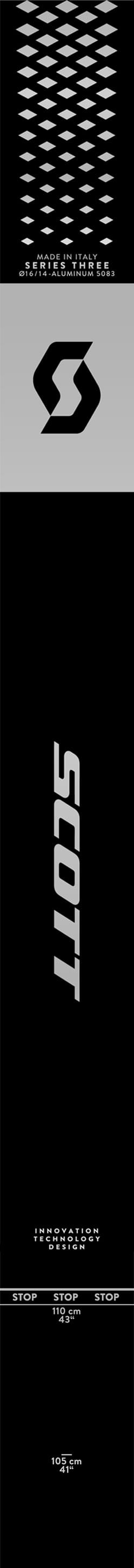 Scott Kids' Element Adjustable Junior Pole Black Scott Scott Kids' Element Adjustable Junior Pole Black Scott