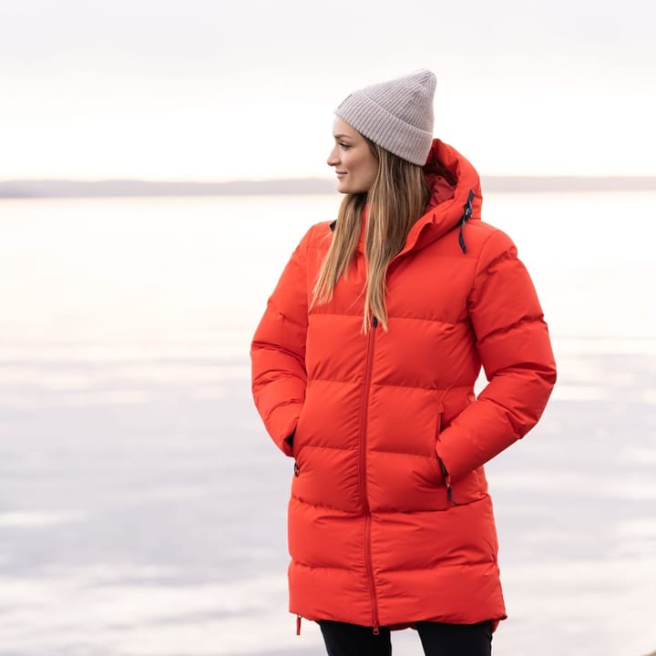 Tufte Wear Womens Hubro Down Parka Grenadine / Pompeian Red Tufte Wear