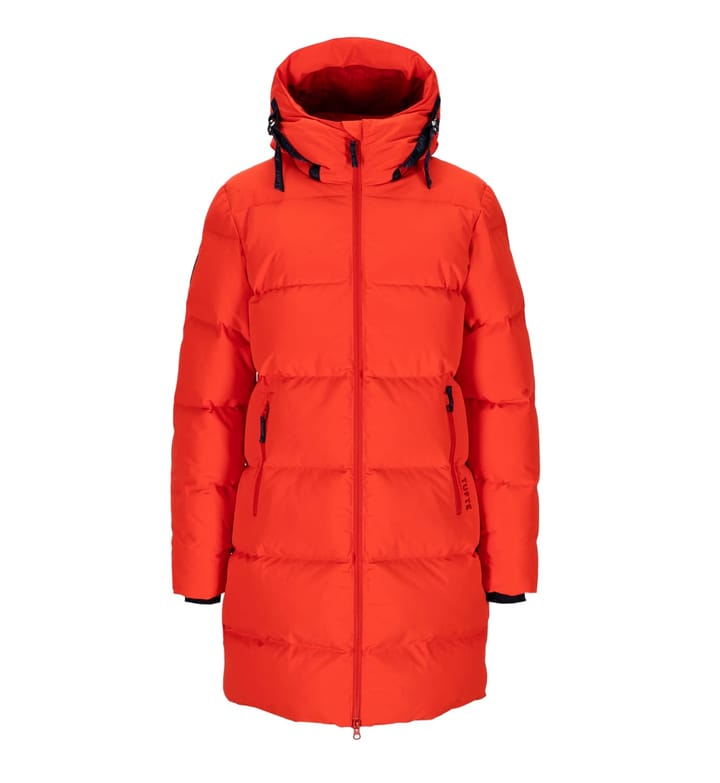 Tufte Wear Womens Hubro Down Parka Grenadine / Pompeian Red Tufte Wear