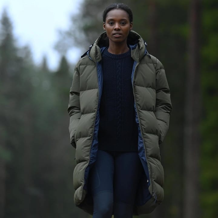 Tufte Wear Womens Hubro Down Parka Forest Night / Sky Captain Tufte Wear Tufte Wear Womens Hubro Down Parka Forest Night / Sky Captain Tufte Wear