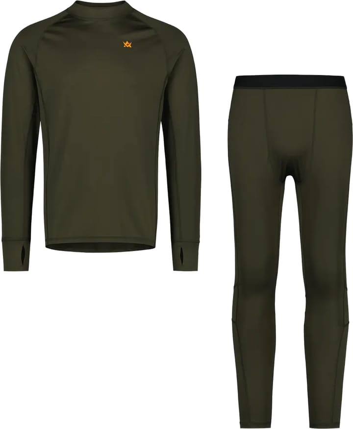 Alaska 1795 Cooldry Ms Base Layer Set Night Green Alaska 1795