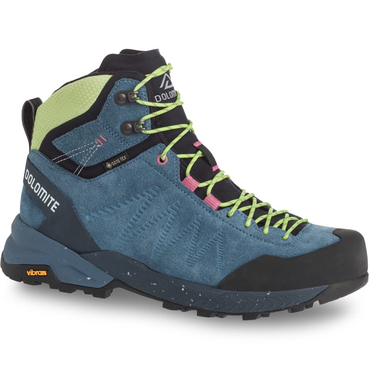 Dolomite Dol Shoe W'S Crodarossa Leather High Gtx Denim Blue Dolomite