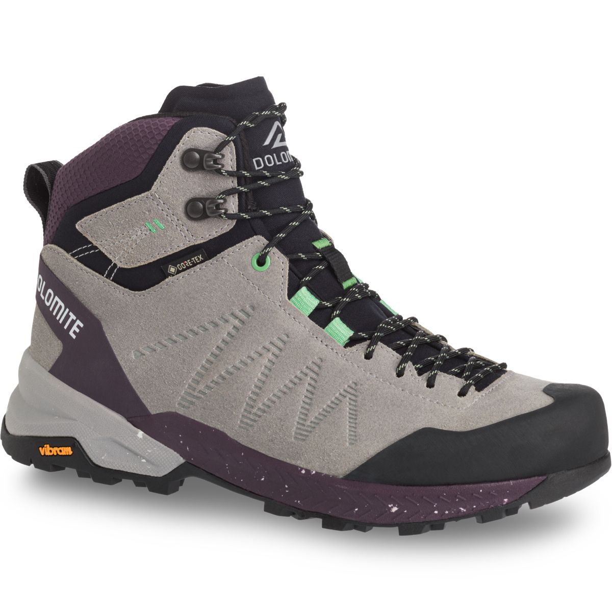 Dolomite Dol Shoe W'S Crodarossa Leather High Gtx Grey/dark Purple