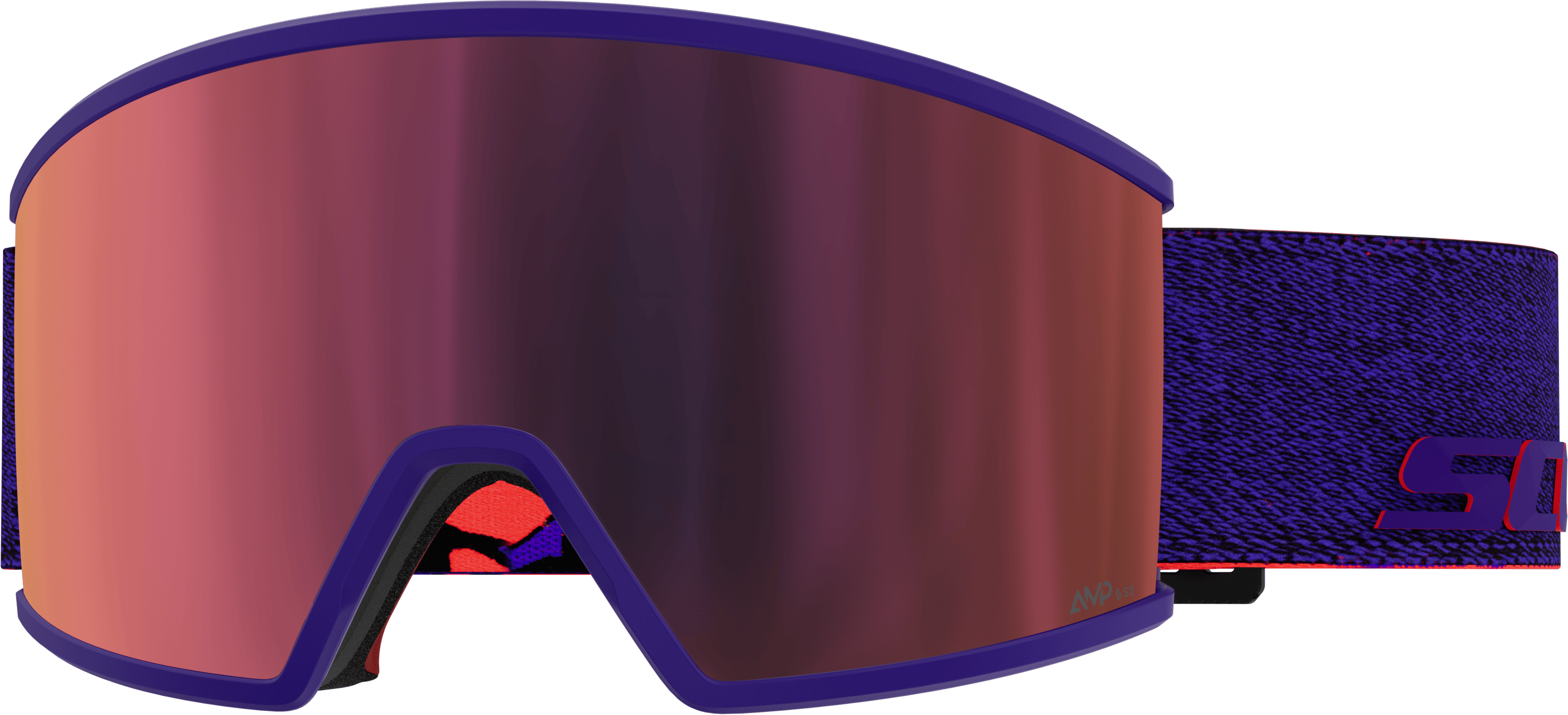 Scott Goggle Ambit Purple/AMP red chrome S3