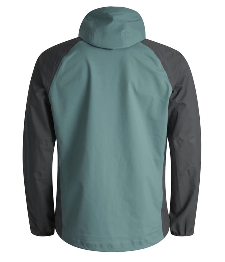 Men's Padje Light Waterproof Jacket Jade/Dark Agave Lundhags