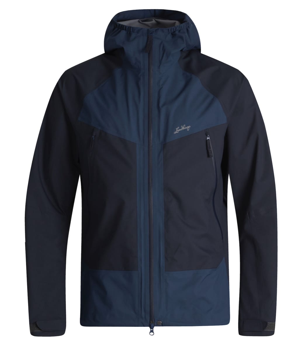 Lundhags Padje Light Waterproof Jacket M Light Navy/Deep Blue
