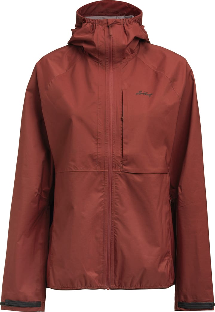 Lundhags Women's Tived Waterproof Jacket Rosewood Lundhags