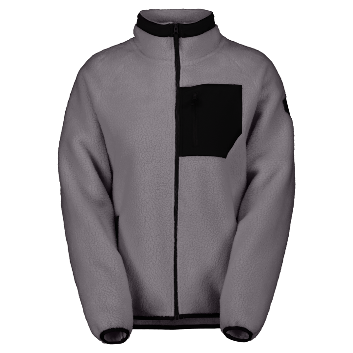 Scott Women's Defined Heritage Pile Jacket Evening Grey/black Scott