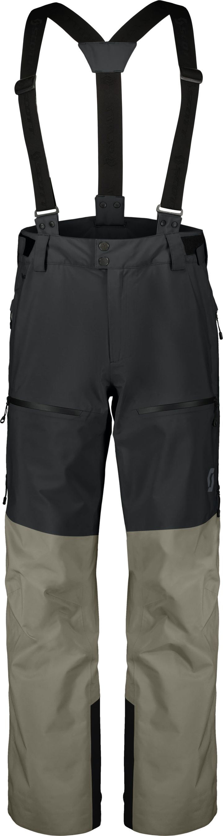 Scott Men's Pants Vertic Gore-Tex 2L Dust Grey/black Scott Scott Men's Pants Vertic Gore-Tex 2L Dust Grey/black Scott