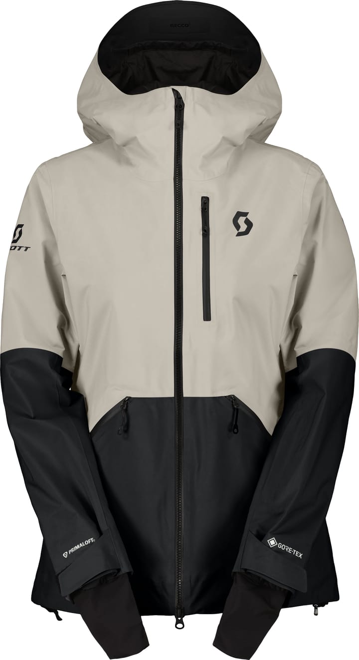 Scott Women's Vertic GORE-TEX 2 Layer Primaloft Jacket Dust White/black Scott