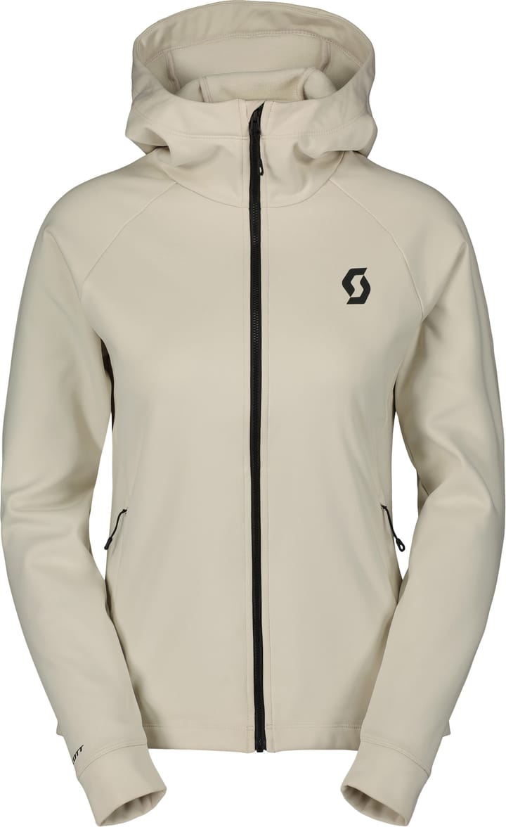 Scott Women's Hoody Defined Warm Zip Dust White Scott