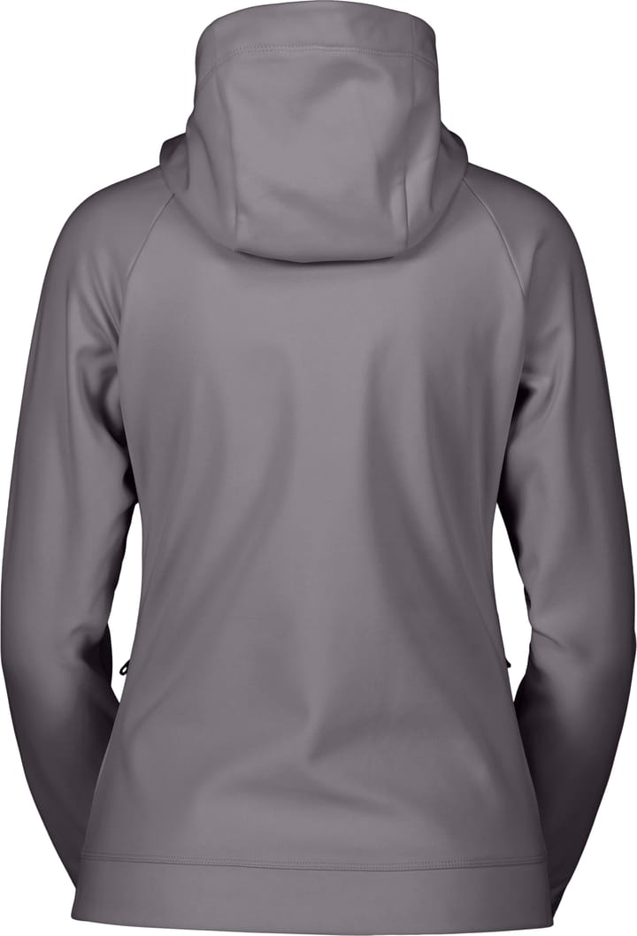 Scott Women's Hoody Defined Warm Zip Evening Grey Scott