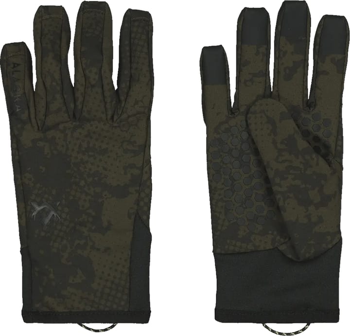 Alaska 1795 Chaser Stretch Gloves Night Green Blur Alaska 1795