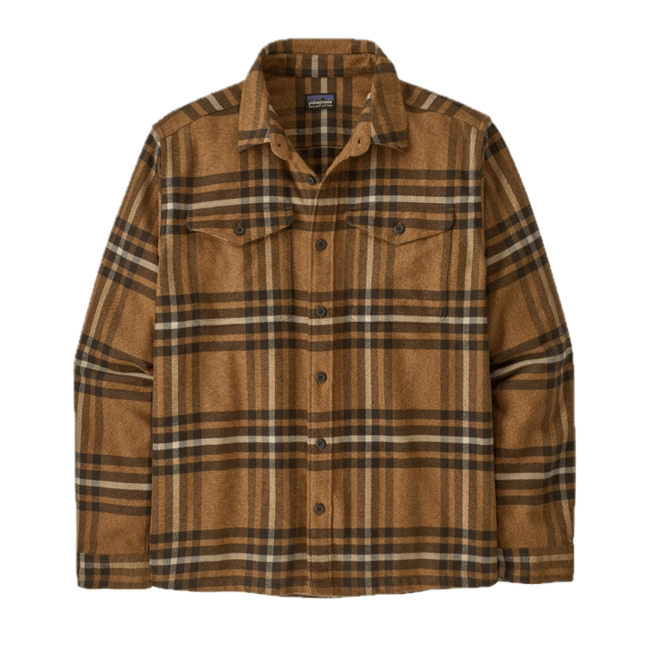 Patagonia Men's Fjord Flannel Shirt Catch: Deer Brown Patagonia