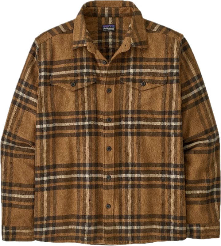 Patagonia Men's Fjord Flannel Shirt Catch: Deer Brown Patagonia
