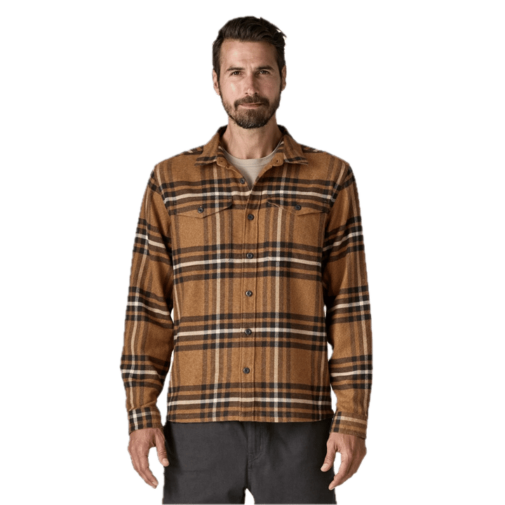 Patagonia Men's Fjord Flannel Shirt Catch: Deer Brown Patagonia Patagonia Men's Fjord Flannel Shirt Catch: Deer Brown Patagonia