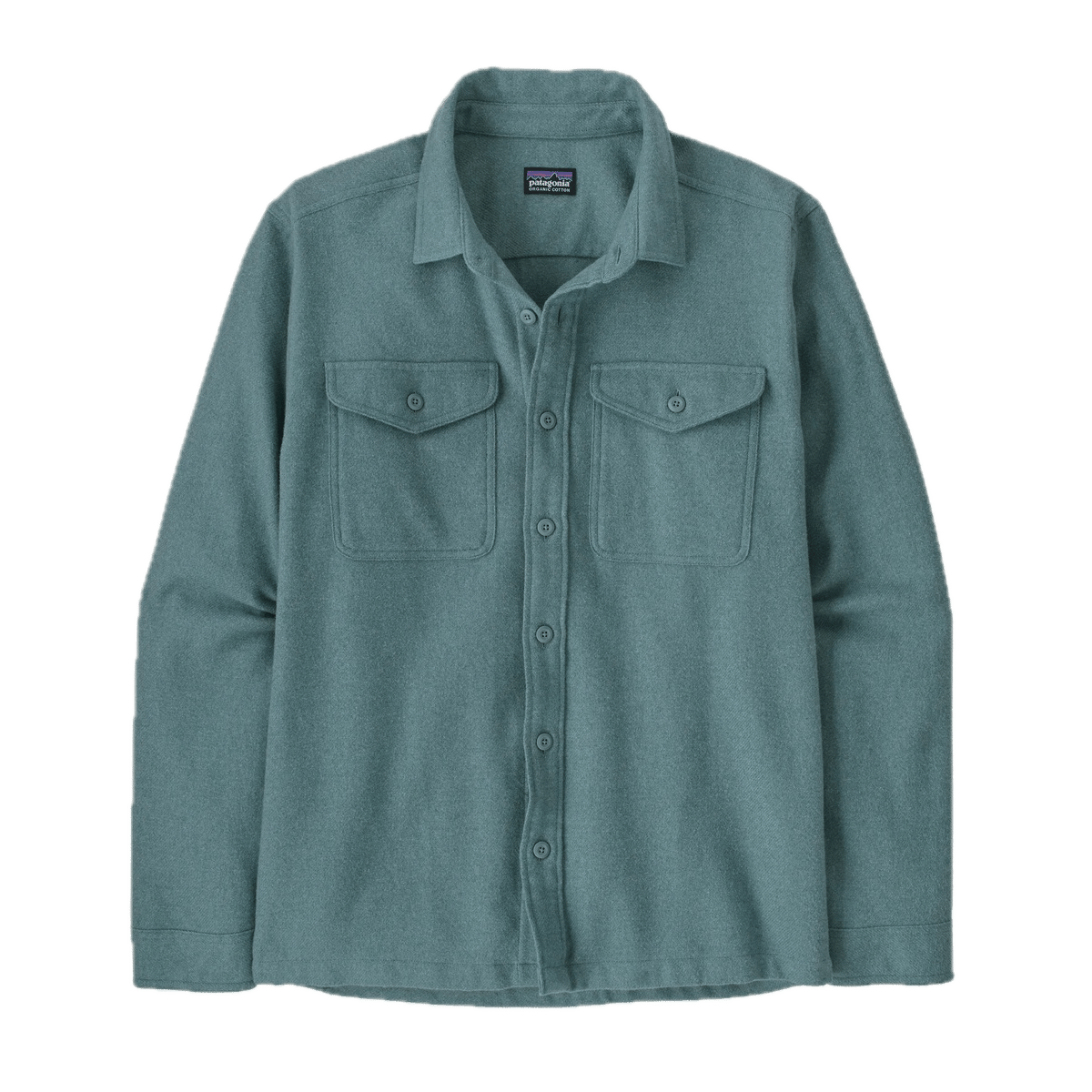 Patagonia Men's Fjord Flannel Shirt Whole Weave: Blue Sage