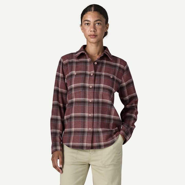 Patagonia W'S Fjord Flannel Shirt Cozy Cabin: Berry Fig Patagonia