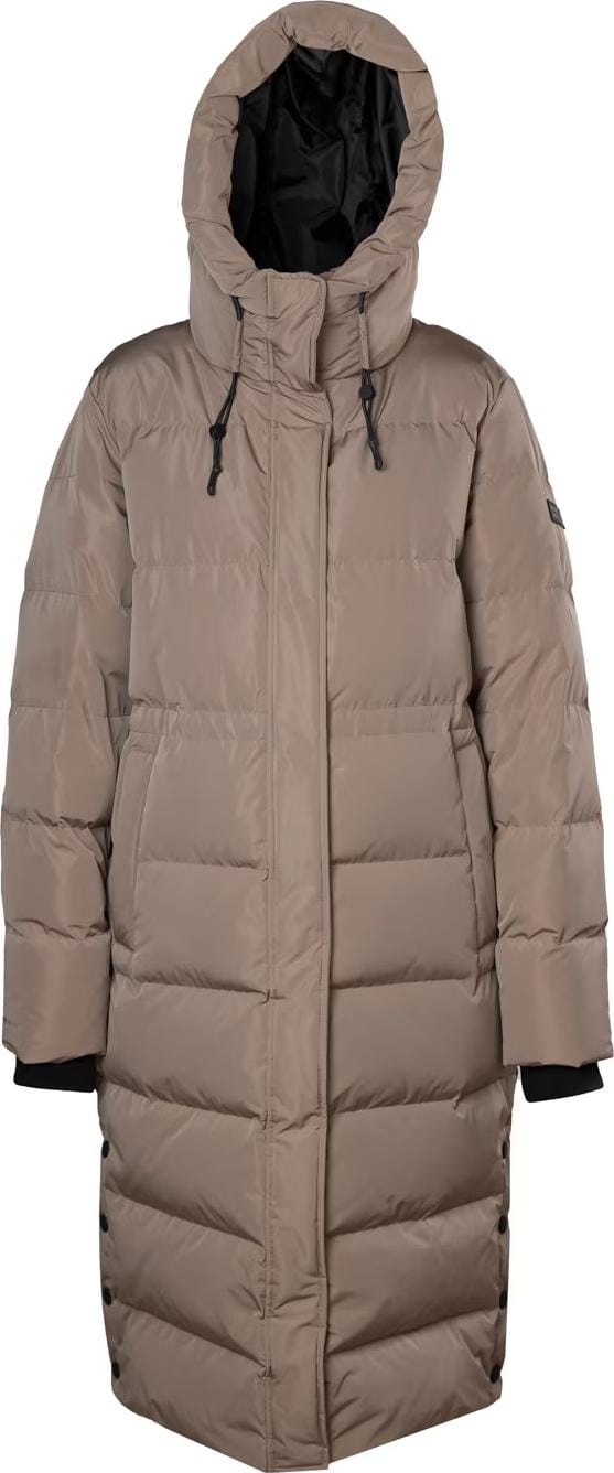 Canada Snow Women's Eve Long Down Jacket Beige Canada Snow