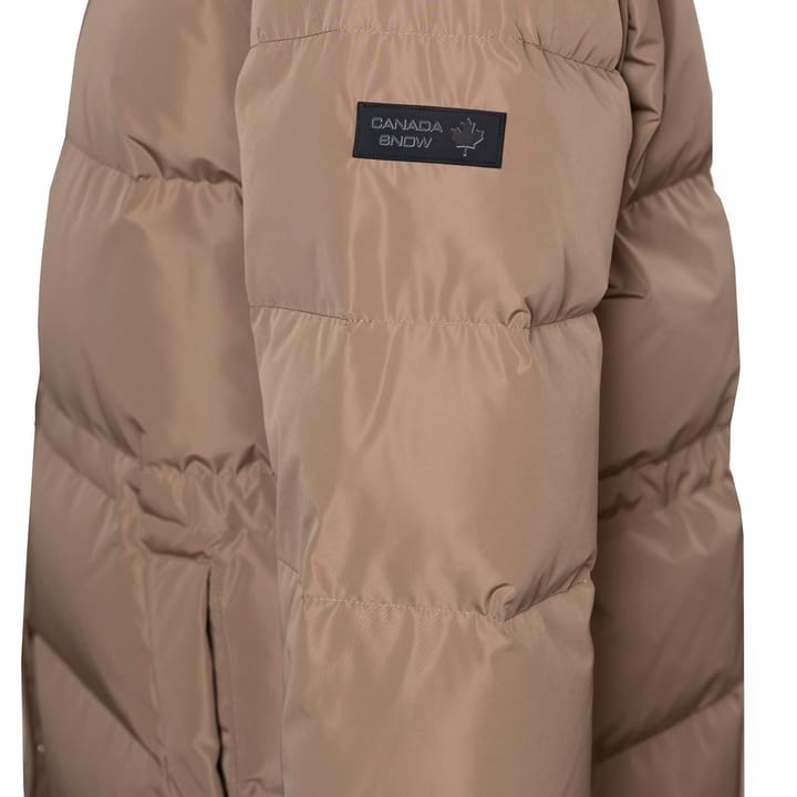 Canada Snow Women's Eve Long Down Jacket Beige Canada Snow