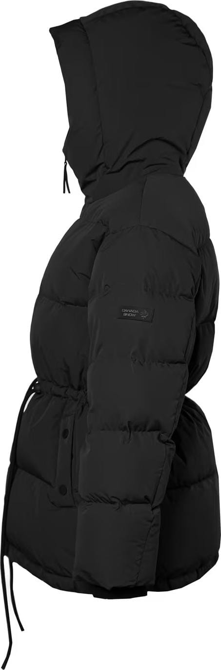 Canada Snow Women's Gigi Puffer Jacket Down Black Canada Snow