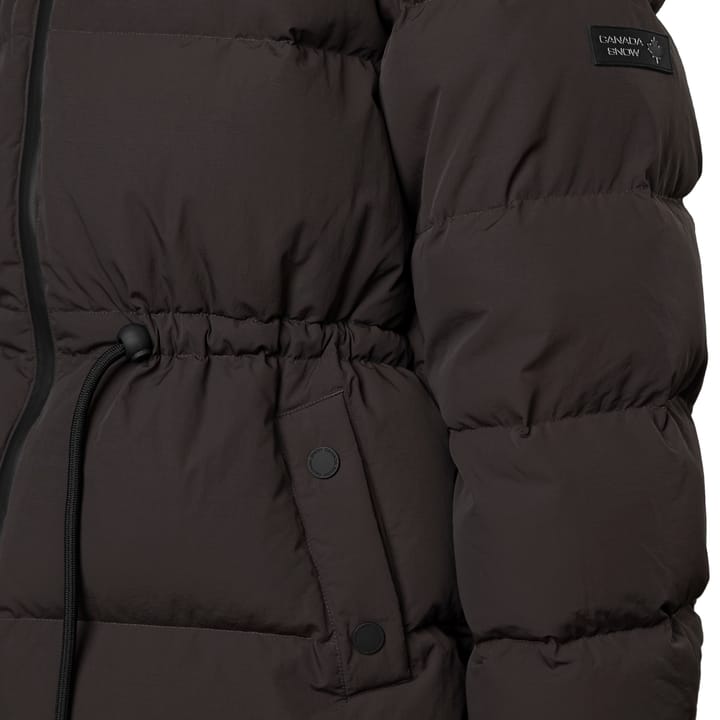 Canada Snow Women's Gigi Puffer Jacket Down Brown Canada Snow
