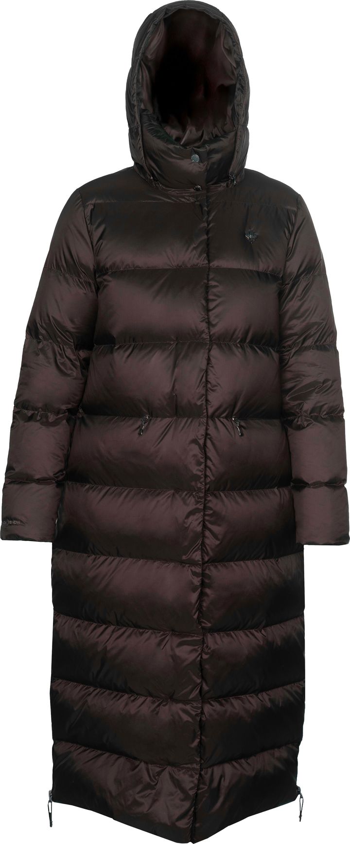Canada Snow Women's Sheila Extra Long Down Jacket Brown Canada Snow