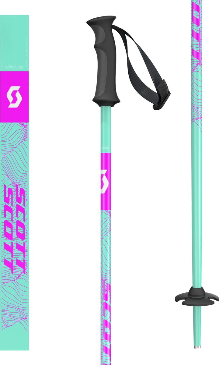 Scott Junior's Pole Element Mint Green/neon Pink Scott