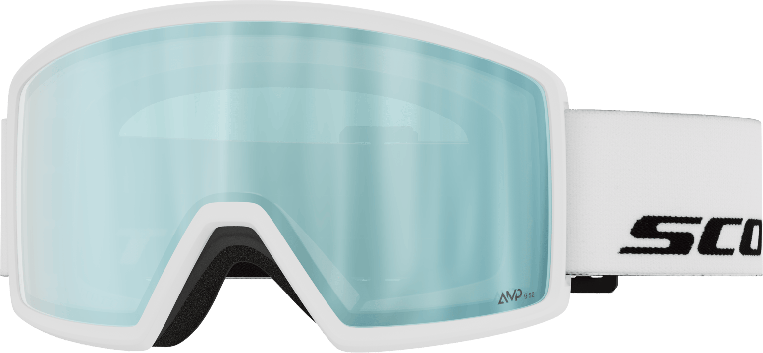 Scott Goggle Neo White/AMP ice chrome S2