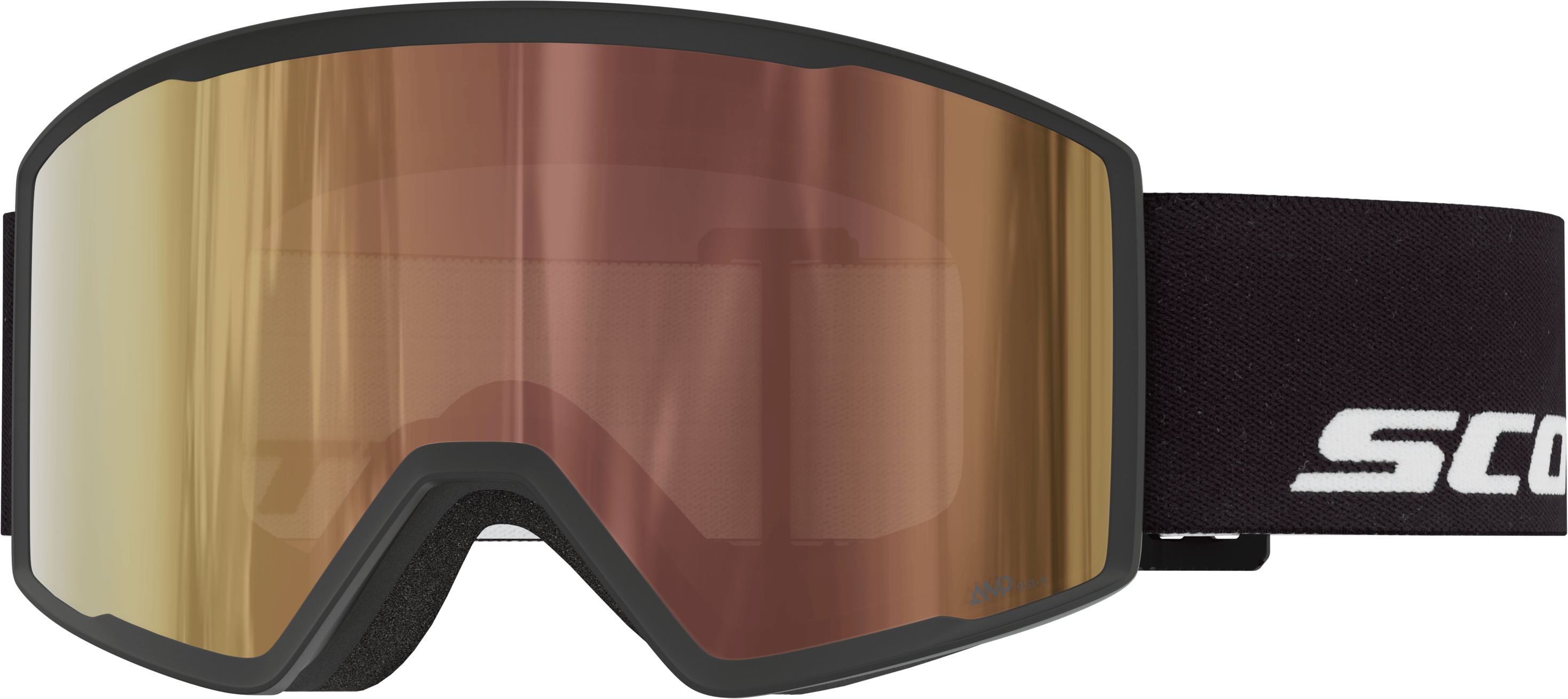 Scott Goggle Trace Pro Ls Black/AMP LS cinnamon chrome S1-3