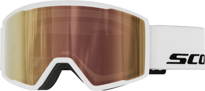 Scott Goggle Trace Pro Ls White/AMP LS cinnamon chrome S1-3 Scott