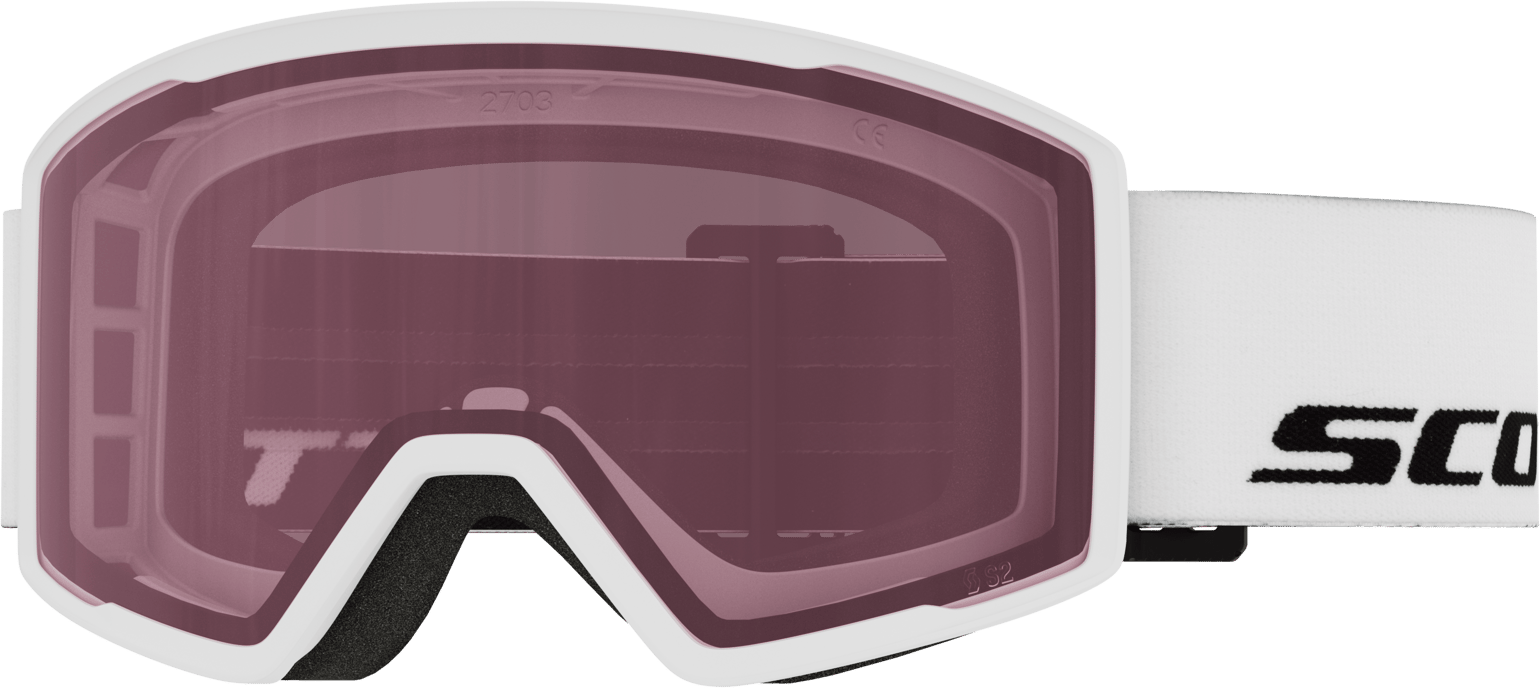 Scott Goggle Trace White/rose S2