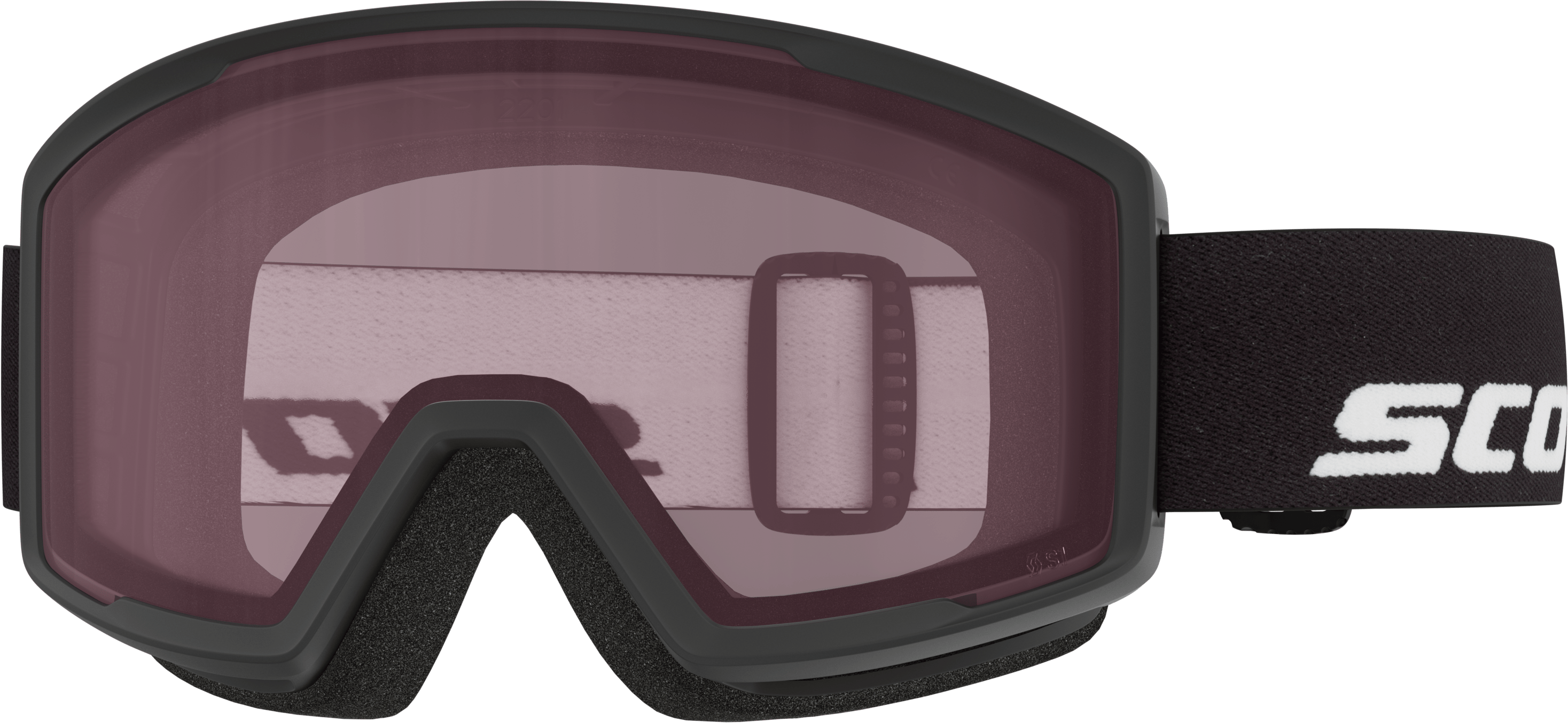 Scott Goggle Trace Compact Black/light rose S1