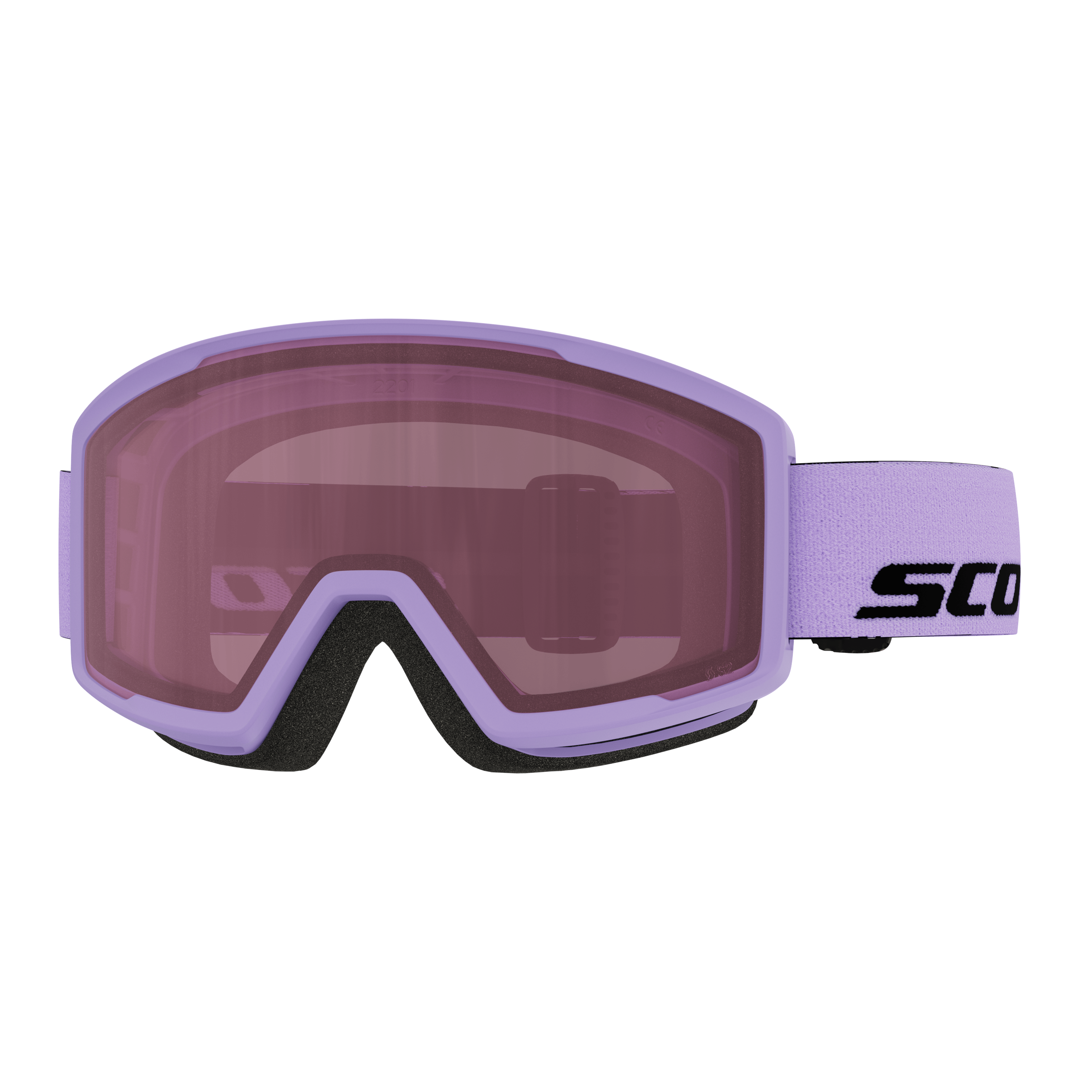 Scott Goggle Trace Compact Sherbet Purple/Black/rose S2
