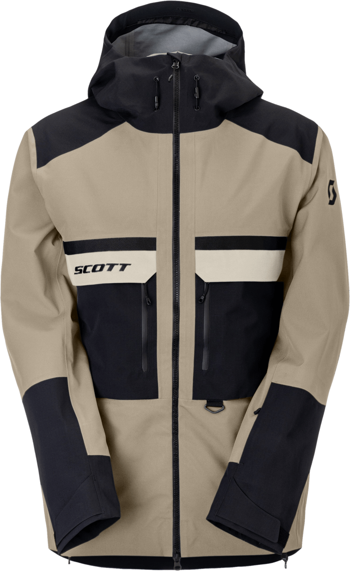 Scott Men´s Vertic Utility 3l Jacket Portobello Beige/black Scott
