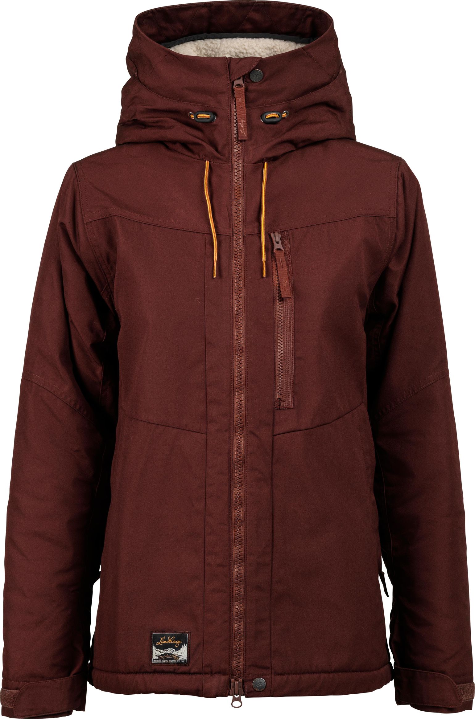 Lundhags Women's Järpen Pile Jacket  Burgundy