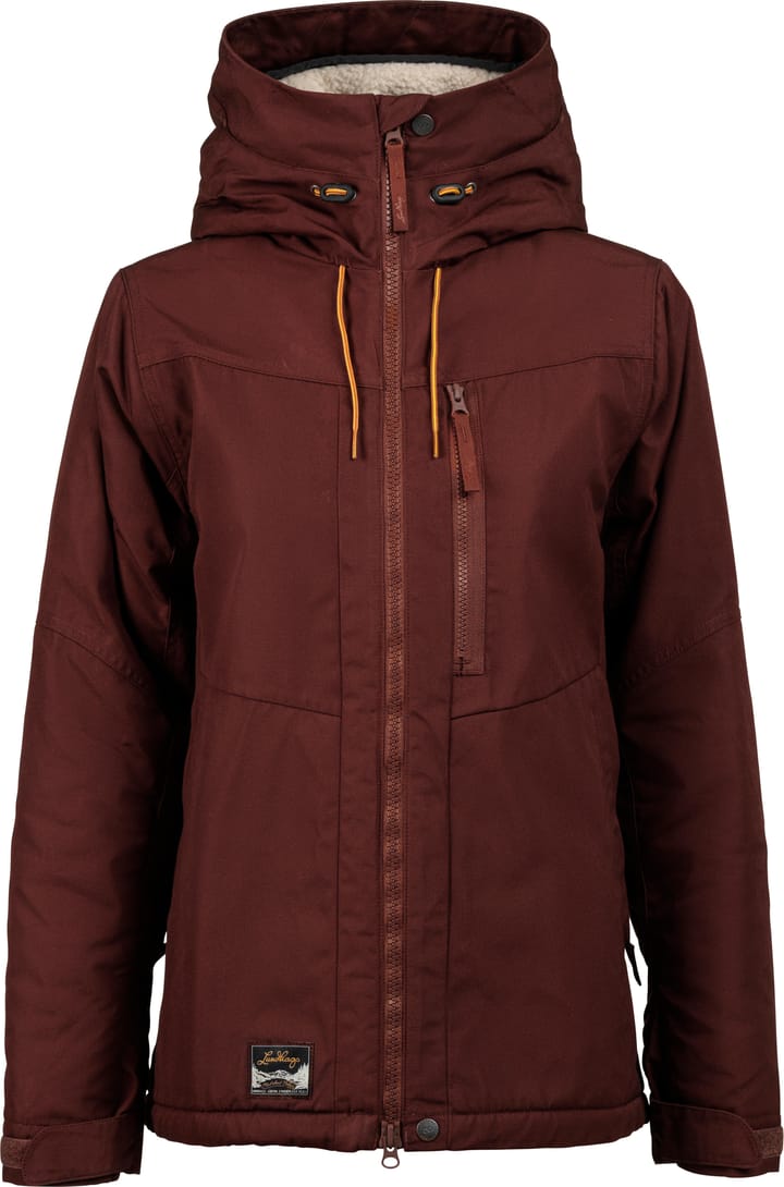 Lundhags Women's Järpen Pile Jacket  Burgundy Lundhags