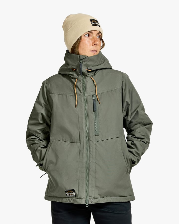 Lundhags Women's Järpen Pile Jacket  Thyme Green Lundhags