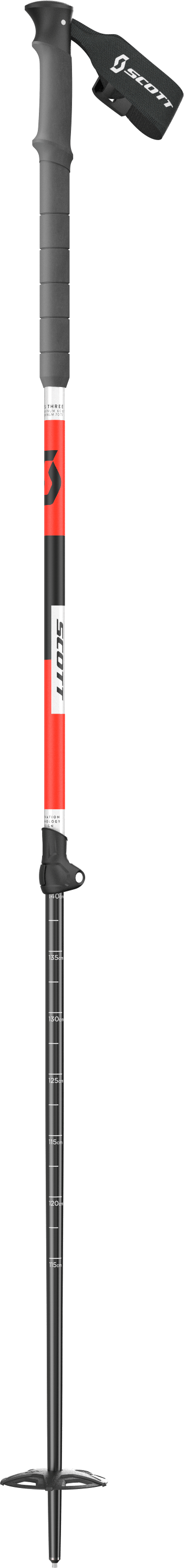 Scott Pole Aluguide Black/red Scott