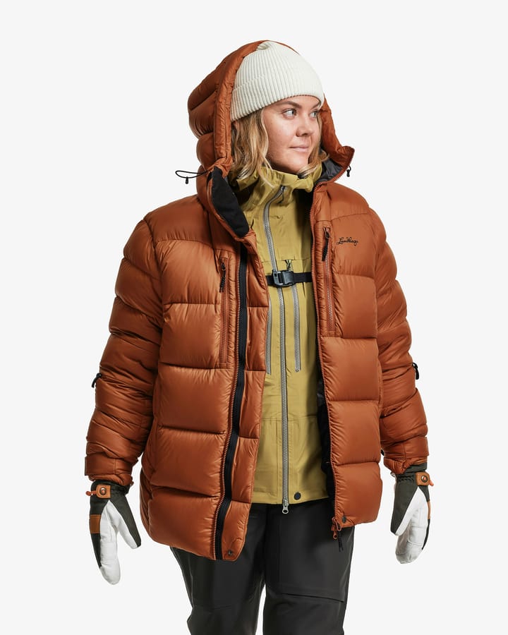 Lundhags Women's Abisku Adventure Down Parka Almond Lundhags