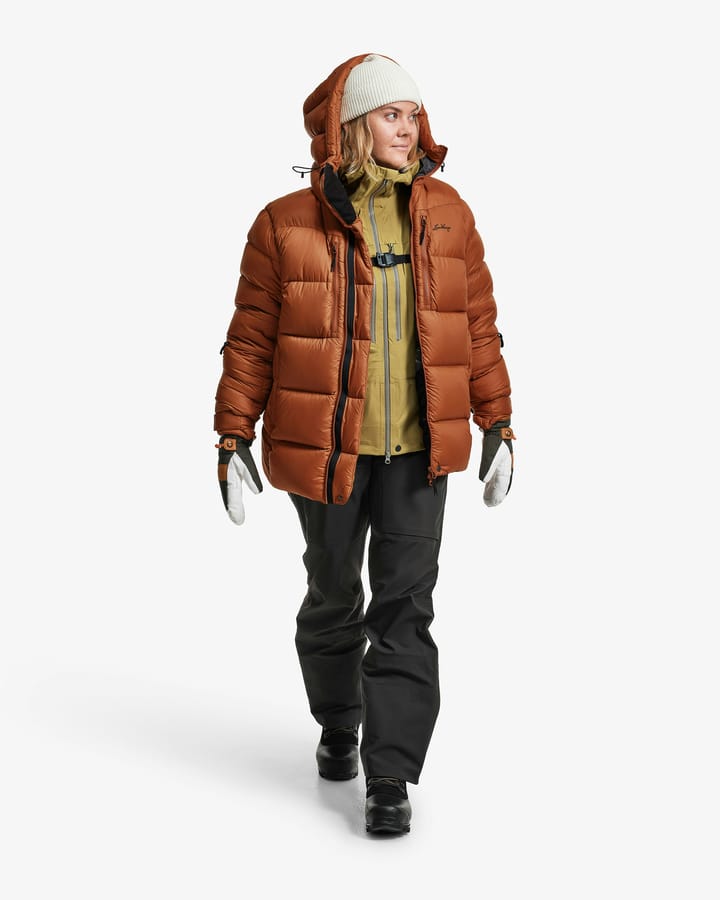 Lundhags Women's Abisku Adventure Down Parka Almond Lundhags