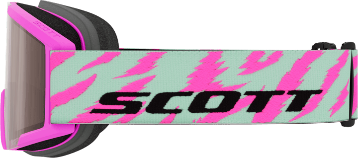 Scott Goggle Shield Pro Junior Neon Pink/Mint Green/silver chrome S2 Scott