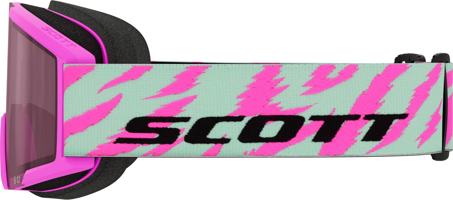 Scott Goggle Shield Junior Neon Pink/Mint Green/rose S2